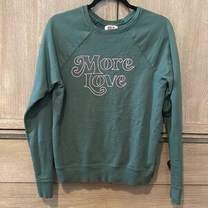 Anthropologie More Love Graphic Sweatshirt